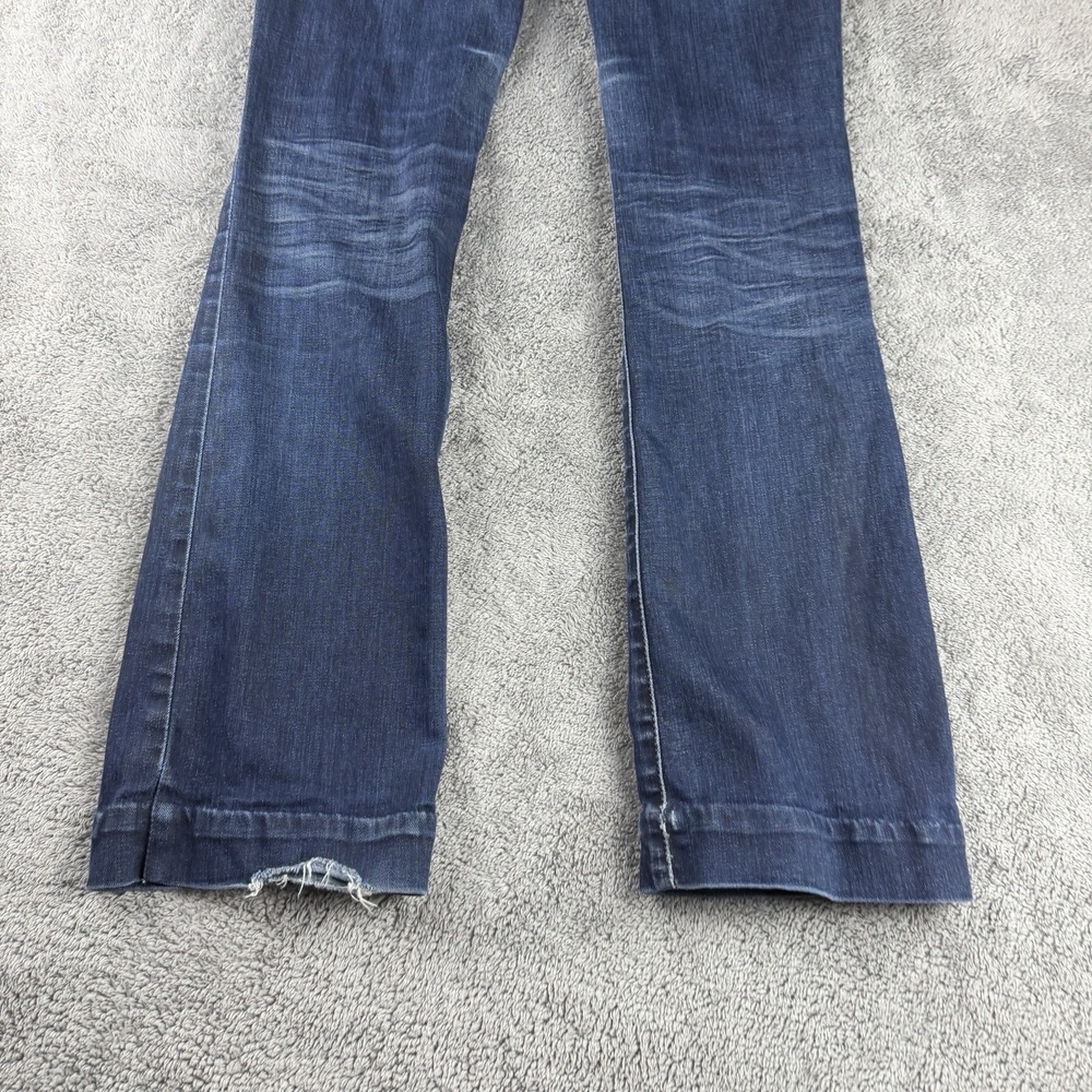 Women’s Dark Blue Bootcut Jeans - Picture 13 of 16
